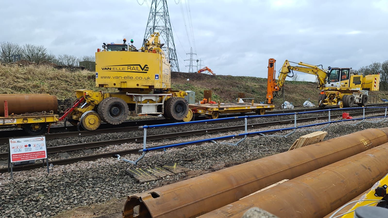 Work begins on the electrification of the Core Valley Lines in South Wales