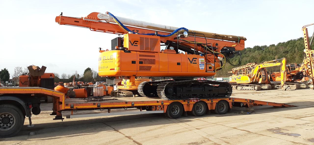 Van Elle's Vibro Stone Column rig