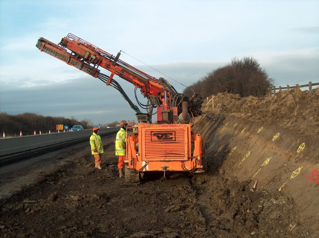 Soil Nail and Shotcrete Retention – Beaty Construction