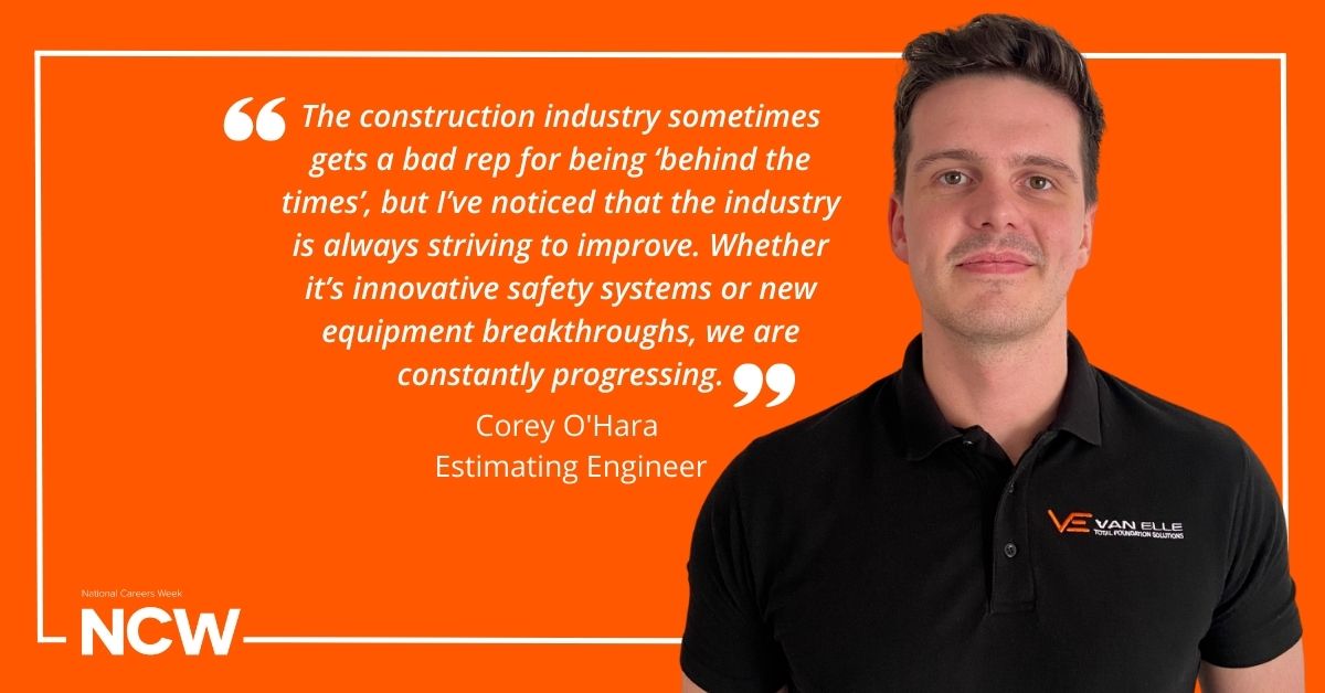 NCW2022 – Meet Corey O’Hara, Estimator