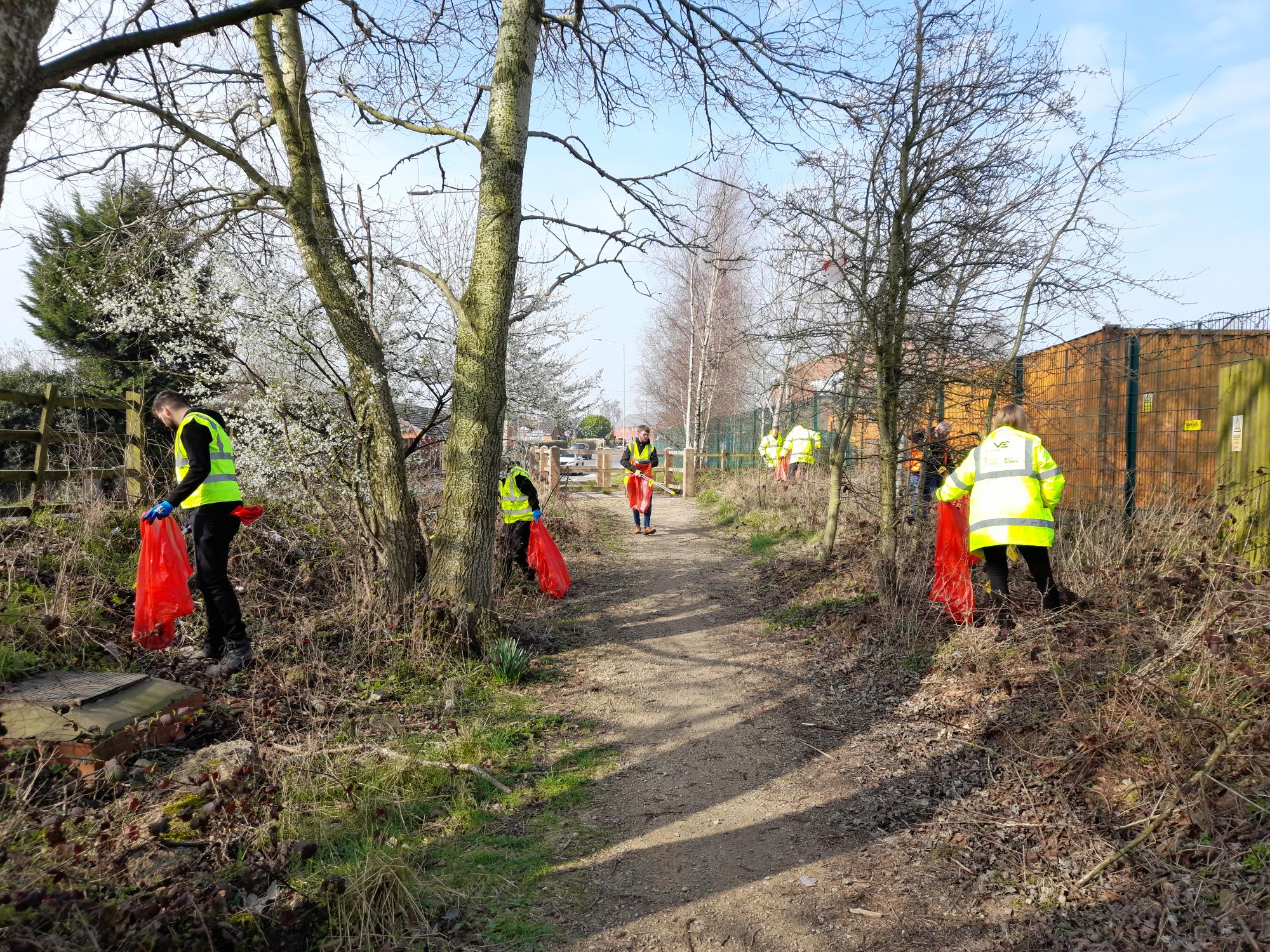 Ashfield trail gets a spring clean thanks to Van Elle