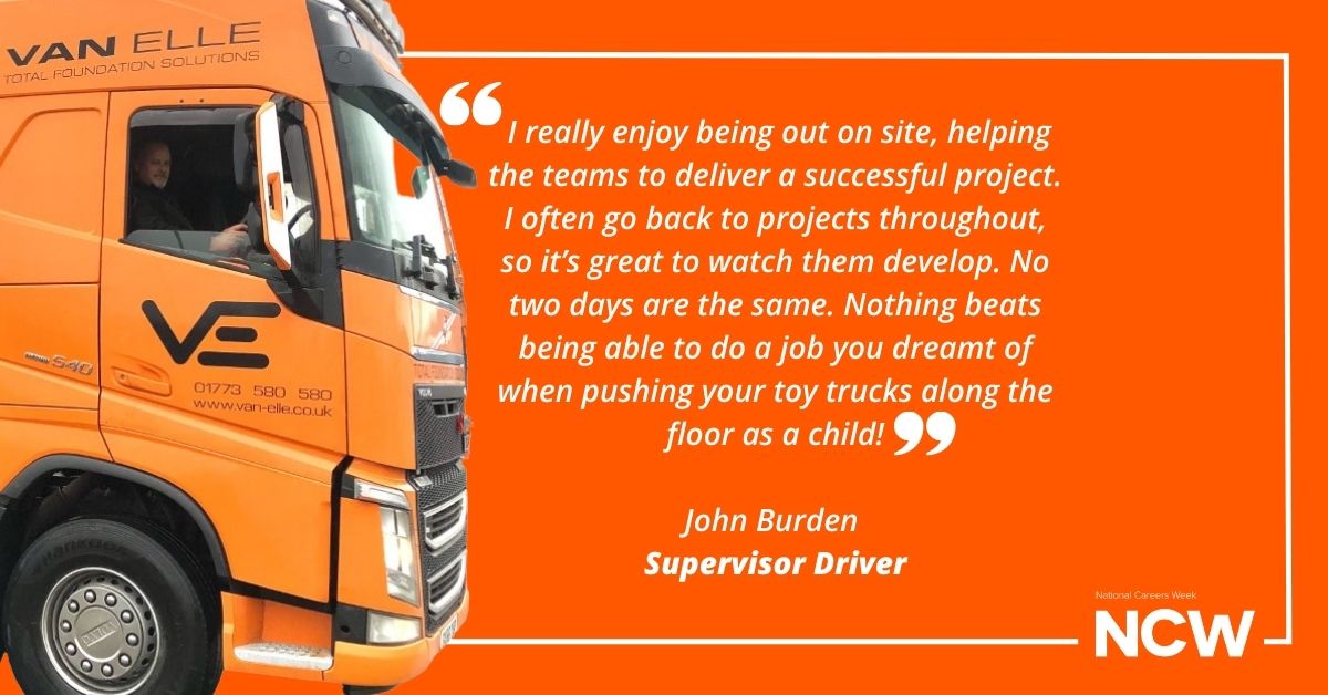 NCW2022 – Meet John Burden, Supervisor Driver