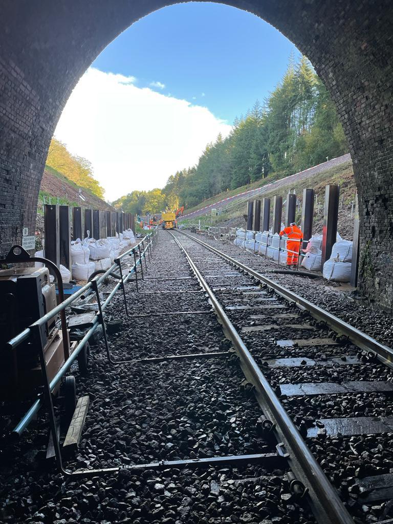 Van Elle supports major programme of maintenance work between Axminster and Pinhoe, to prevent landslips and improve reliability