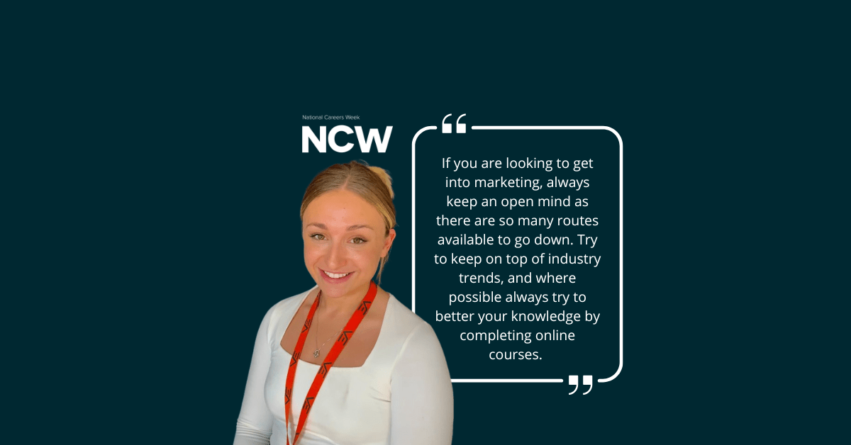 NCW2023: Alicia’s passion for marketing leads her to the construction industry