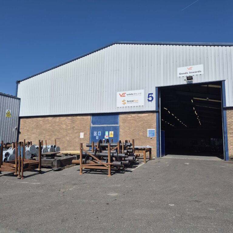 ScrewFast’s expanded fabrication facility for helical piling solutions in Kirkby-in-Ashfield