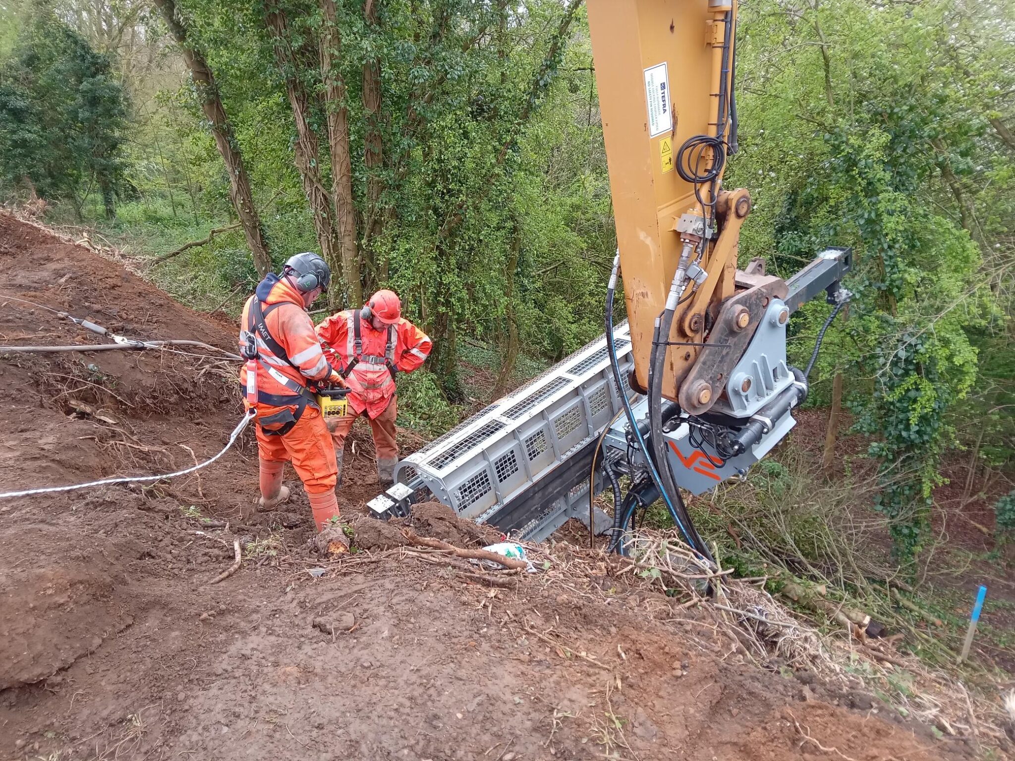 Stoke Road Slope Stabilisation Works, Northamptonshire